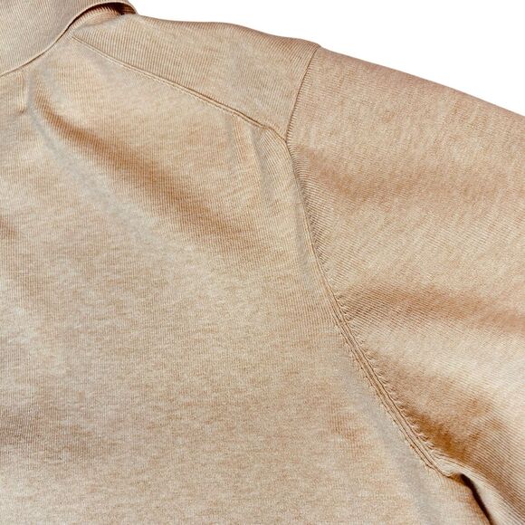 Tuckernuck Channing Mini Polo Dress Tan Knit Size Small Quiet Luxury Rich Mom - Picture 8 of 9
